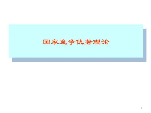 国家竞争优势理论ppt课件