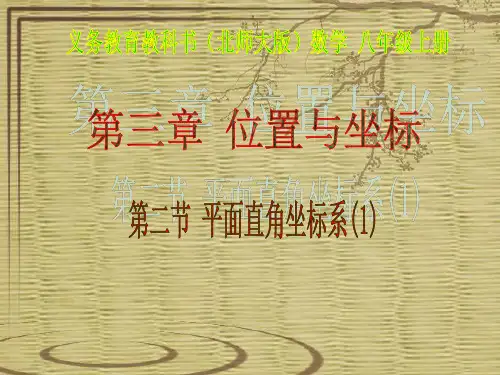 3.平面直角坐标系PPT课件(北师大版)