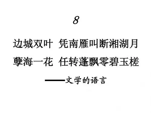 文学理论八PPT