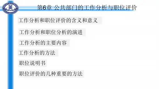 大学教育-人力资源--第6章  公共部门的工作分析与职位评价-379