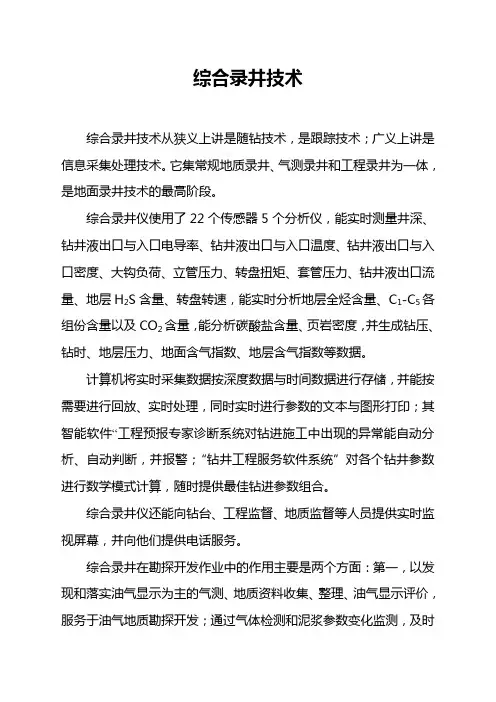 综合录井技术