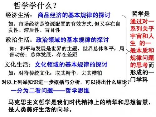 1.1生活处处有哲学