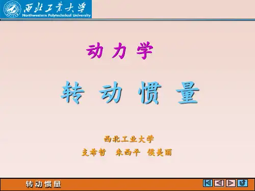 理论力学-转动惯量PPT课件