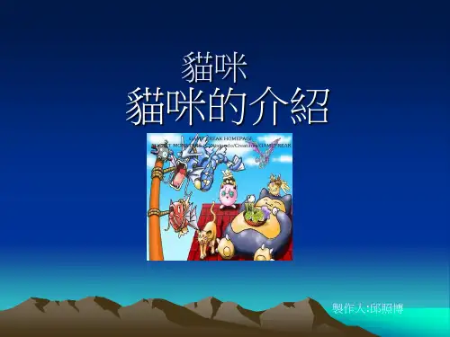 猫咪的介绍
