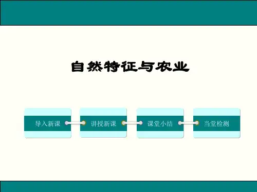 人教八下第六章第一节 北方地区的自然特征与农业课件
