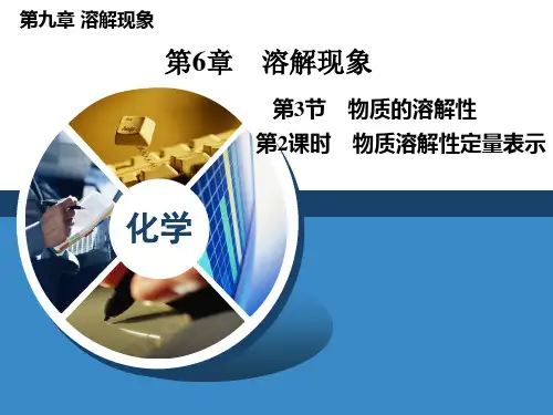 九级物质溶解性定量表示课件(1)