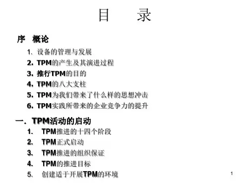 精选王老师-TPM-公开课-教材