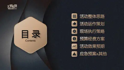 全框架企业活动策划执行方案教学PPT课件