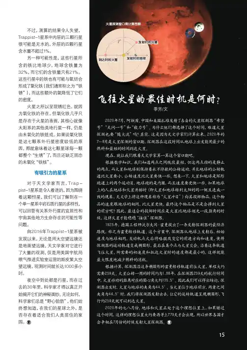 飞往火星的最佳时机是何时