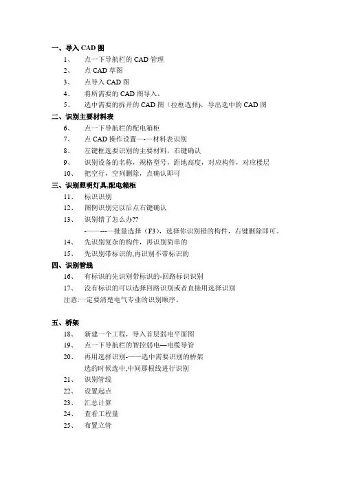 广联达安装算量软件简单操作步骤