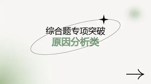 2024届高考地理二轮专题复习+课件+综合题专项突破-原因分析类