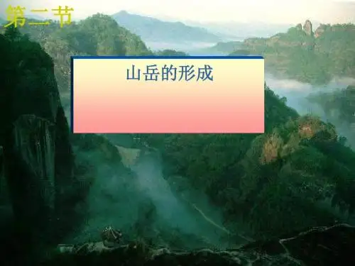 山岳的形成全面版