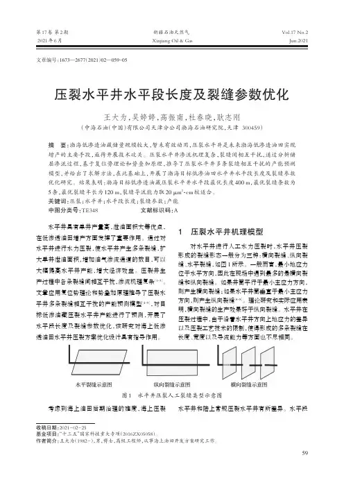 压裂水平井水平段长度及裂缝参数优化