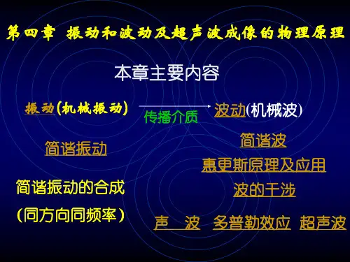 医用物理学(第四章__振动和波动及超声波成像的物理原理)