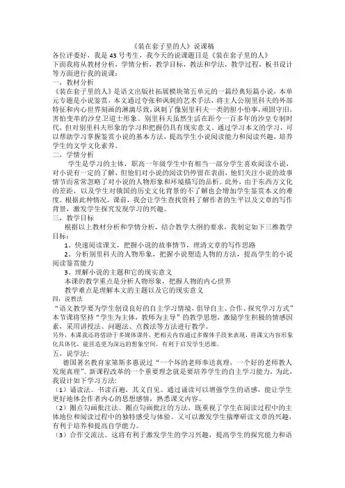 装在套子里的人