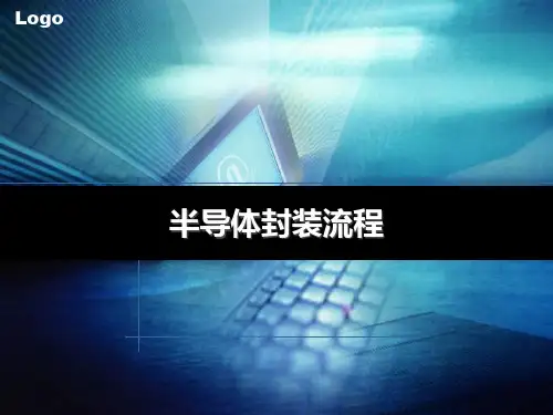 半导体封装流程 ppt课件