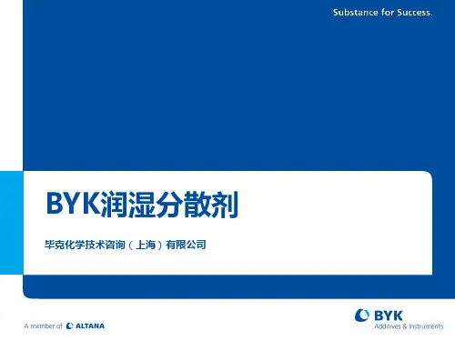 BYK_润湿分散剂