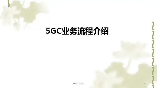 核心网5GC业务流程培训课件