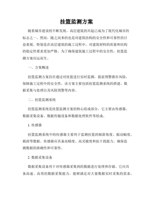 挂篮监测方案