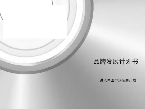 品牌发展计划书