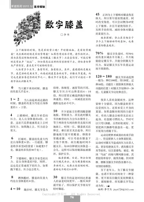 数字膝盖    