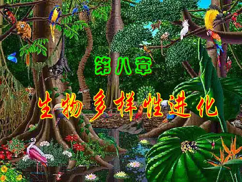 (推荐)《生物多样性进化》PPT课件
