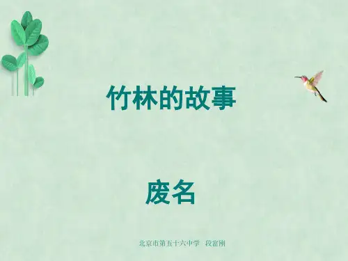 竹林的故事ppt课件