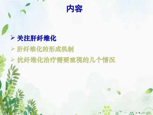 上传肝纤维化ppt课件