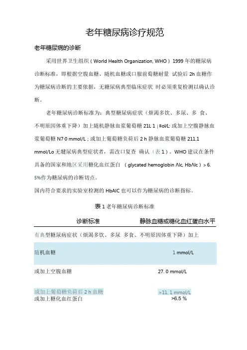 老年糖尿病诊疗规范.docx