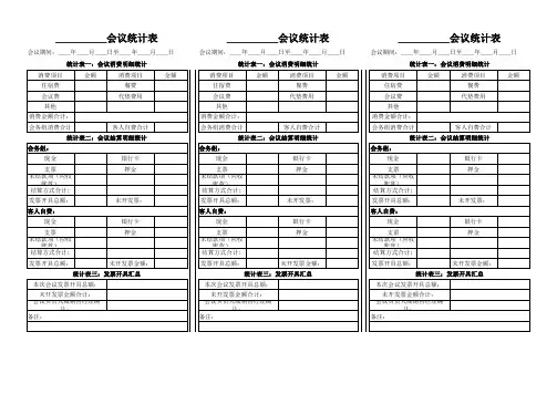 ---会议消费及开发票明细