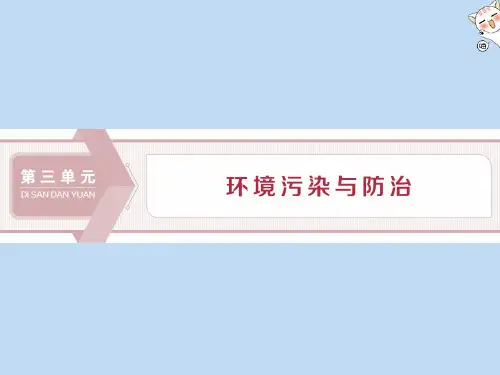 2019_2020学年高中地理第三单元环境污染与防治第一节环境污染课件鲁教版选修6