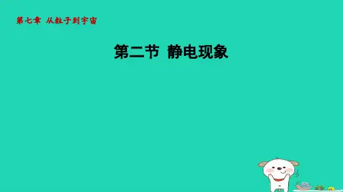2024八年级物理下册第7章从粒子到宇宙7.2静电现象课件新版苏科版
