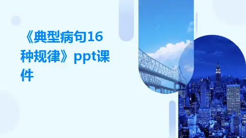 《典型病句16种规律》课件