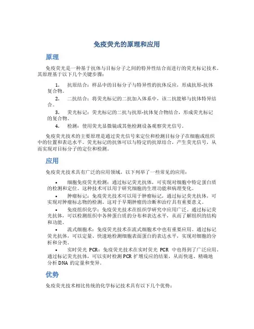 免疫荧光的原理和应用