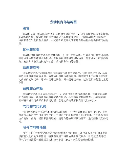 发动机内部结构图