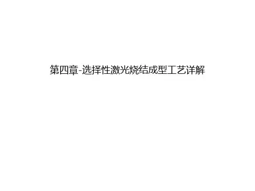 第四章-选择性激光烧结成型工艺详解教学内容