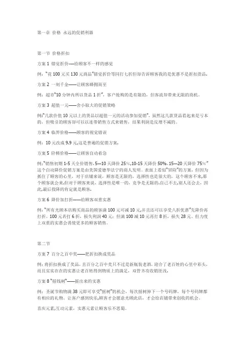 100个营销方案