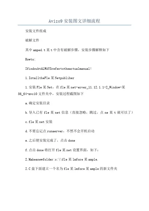 Avizo9安装图文详细流程