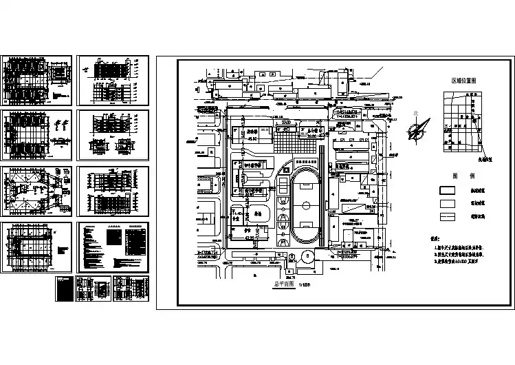 中学教学楼建筑设计cad施工图