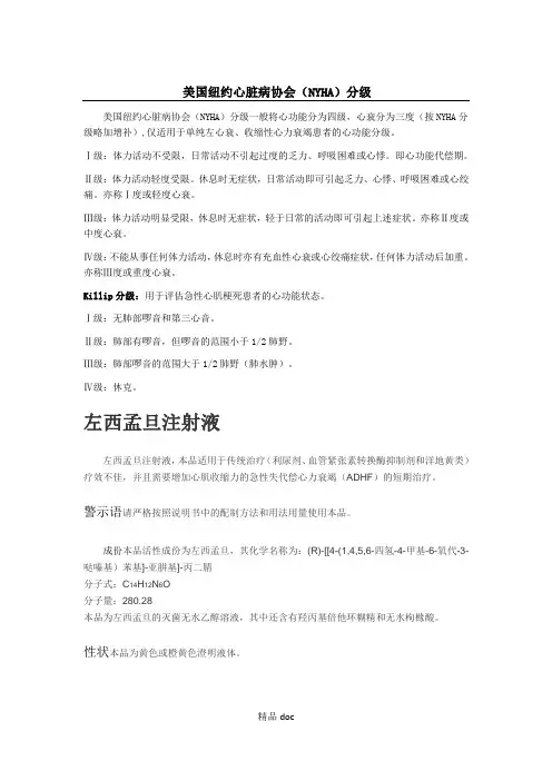 美国纽约心脏病协会