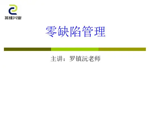 零缺陷培训讲义(罗).ppt
