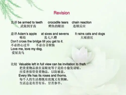 chapter3 翻译过程