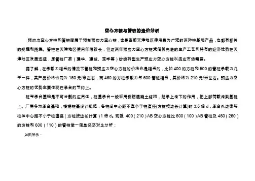 方桩与管桩造价分析