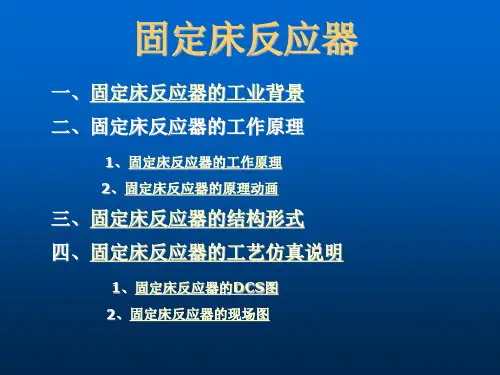 固定床反应器介绍资料ppt课件