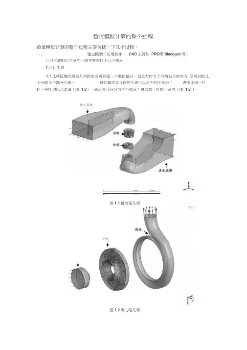 数值模拟计算的整个过程