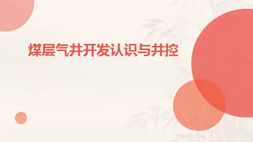 煤层气井开发认识与井控ppt