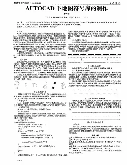 AUTOCAD下地图符号库的制作