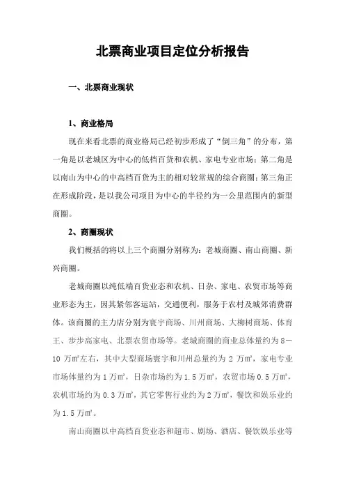 北票商业项目定位报告 (最终版)