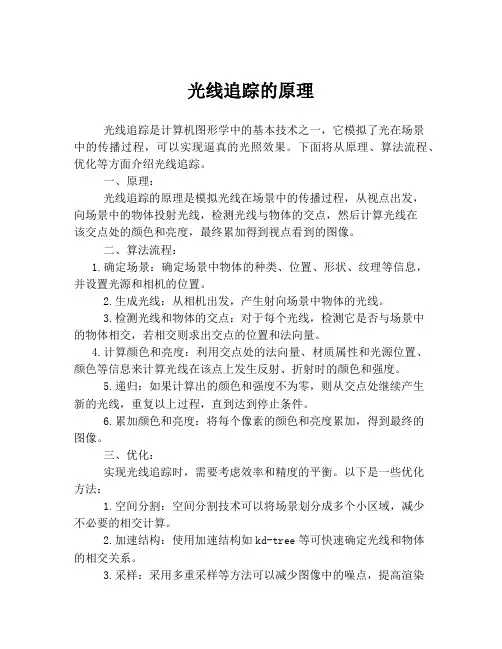 光线追踪的原理
