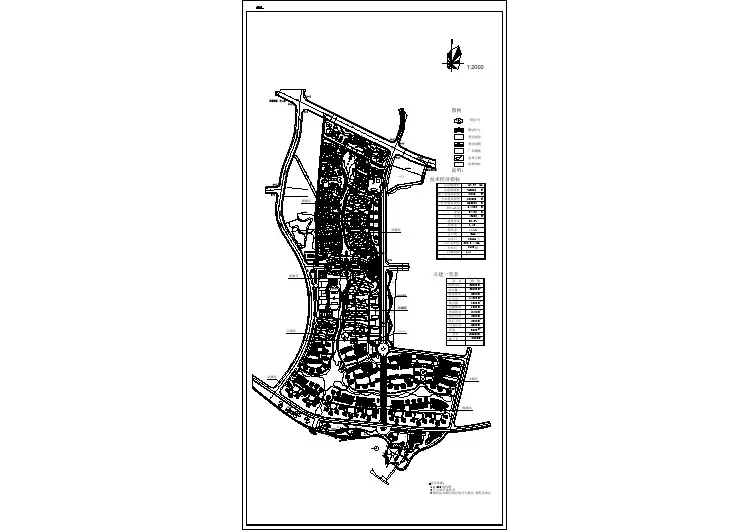 别墅高档住宅小区总平面规划图
